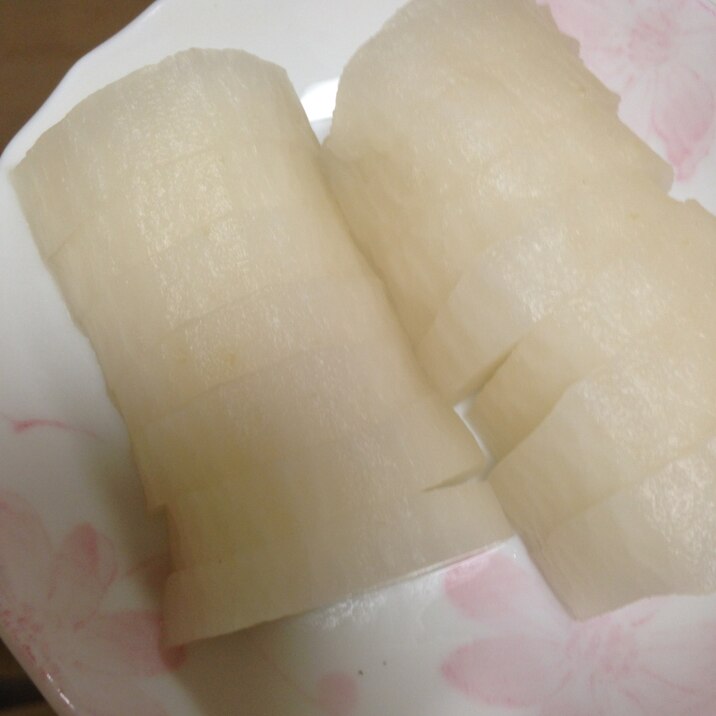 大根のゆずと酢の漬物